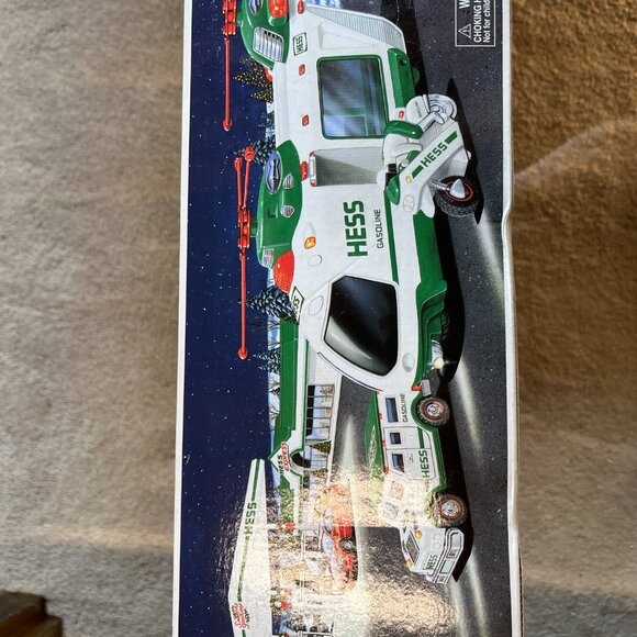 2001 Hess Helicopter Toy Set with Motorcycle & Cruiser – Lights & Sounds, NIB - Picture 14 of 16
